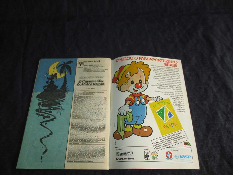 Livros BD Série Ouro Disney Completa Abril 1ª série 1987