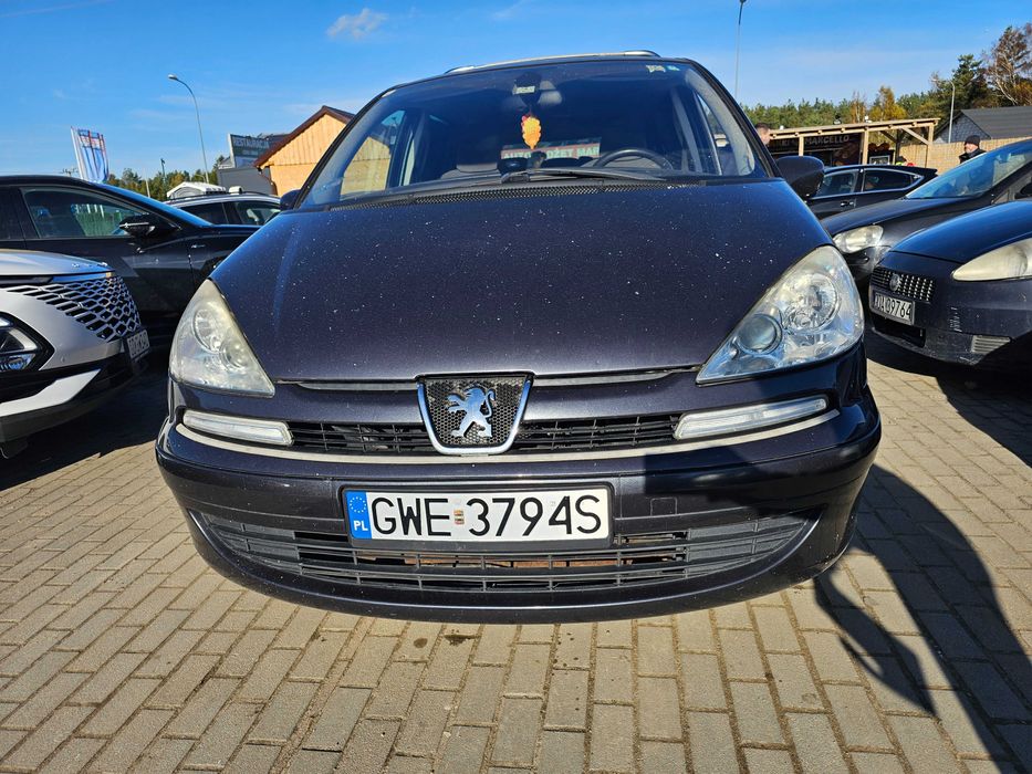 Peugeot 807 /2.0 benzyna/140KM/opłaty aktualne/8osobowy/hak/manual
