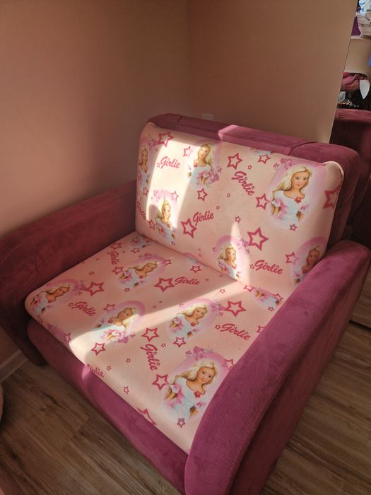 Fotel rozkładany z funkcją spania