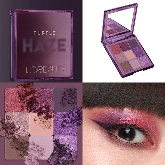 Huda beauty haze purple нова оригінальна палетка тіней