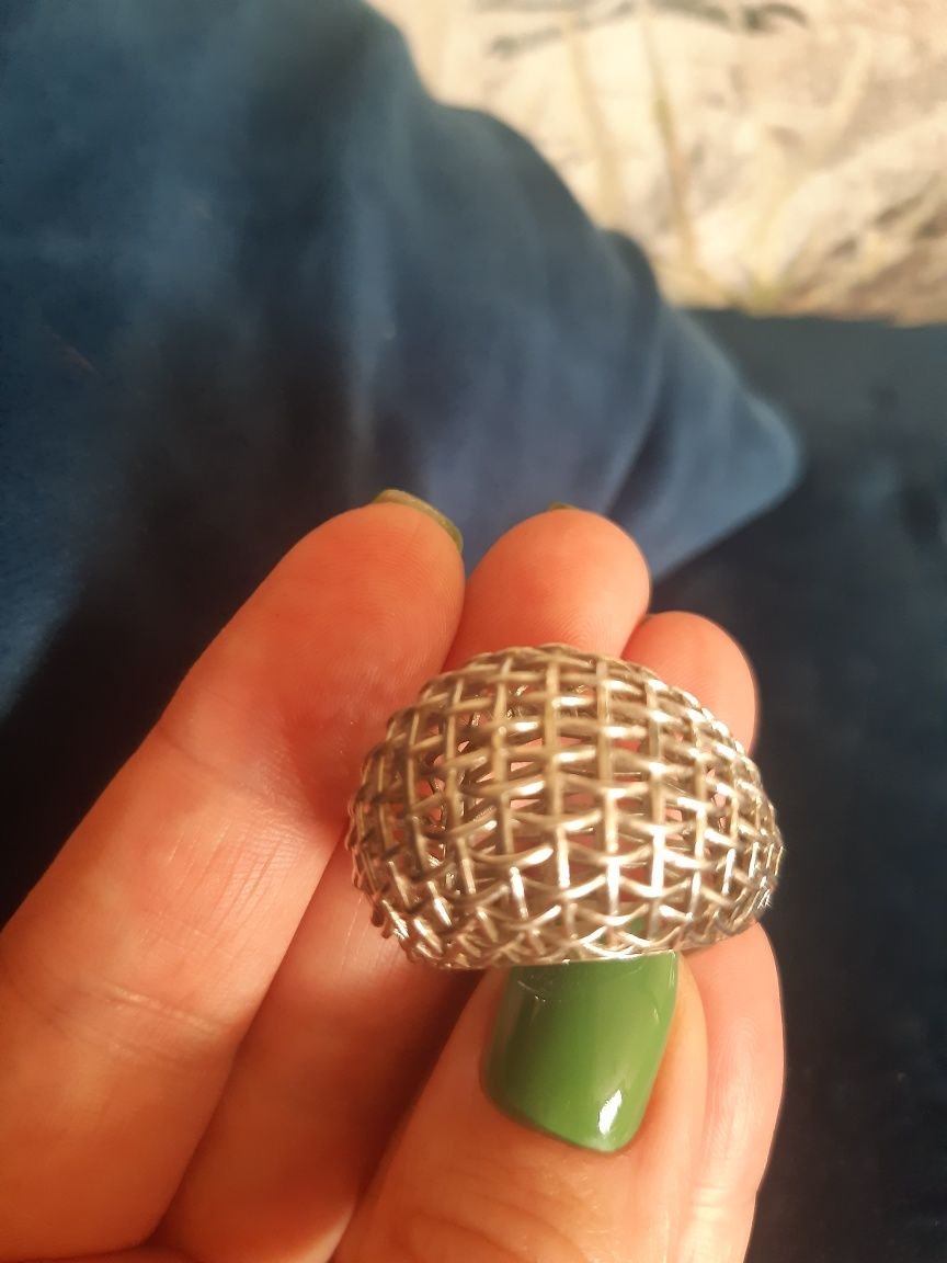 Серебряное кольцо 19 размер