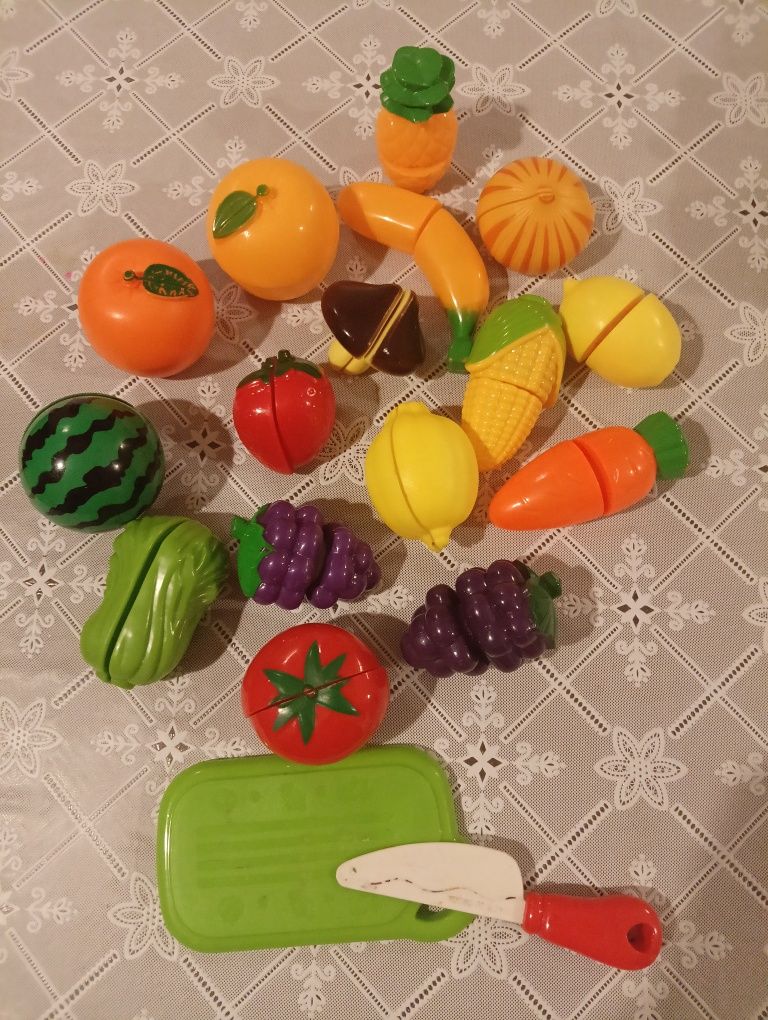 Zestaw warzywa i owoce do krojenia dla dzieci