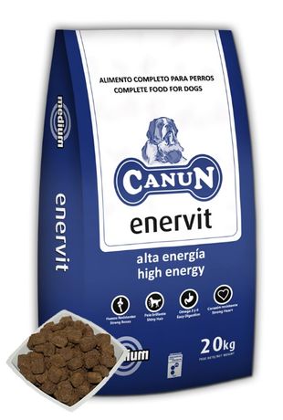 Karma dla psa CANUN ENERVIT dla psów aktywnych dorosłych 20 kg