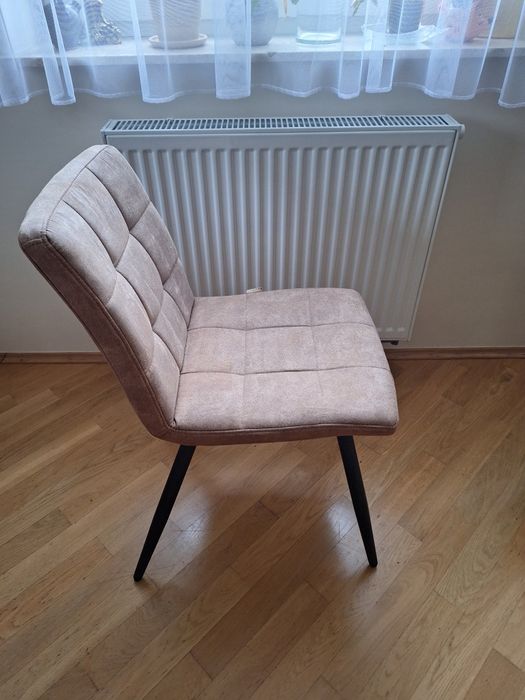 monia krzesło tapicerowane welurowe