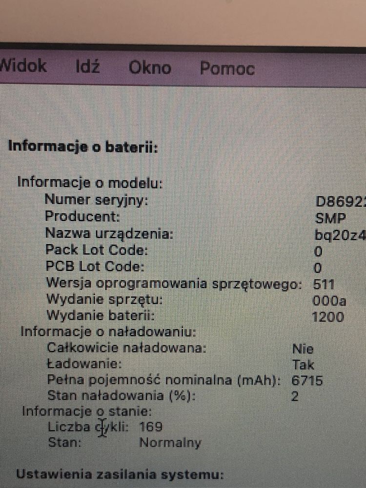 Macbook air 2017 zakupiony w 2020 srebrny