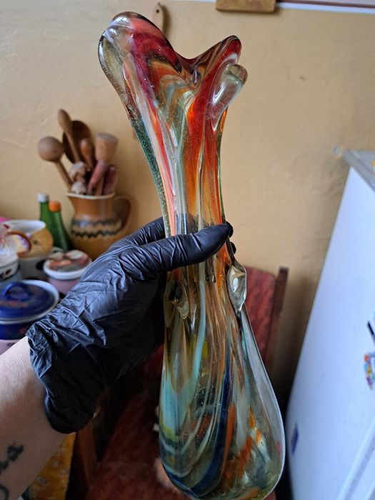 Flakon wazon PRL vintage