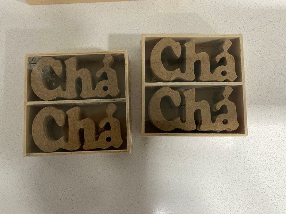 Trabalhos manuais : letras em MDF