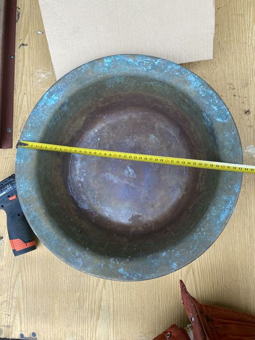 Миска латунна таз СССР 10 літрів латунь