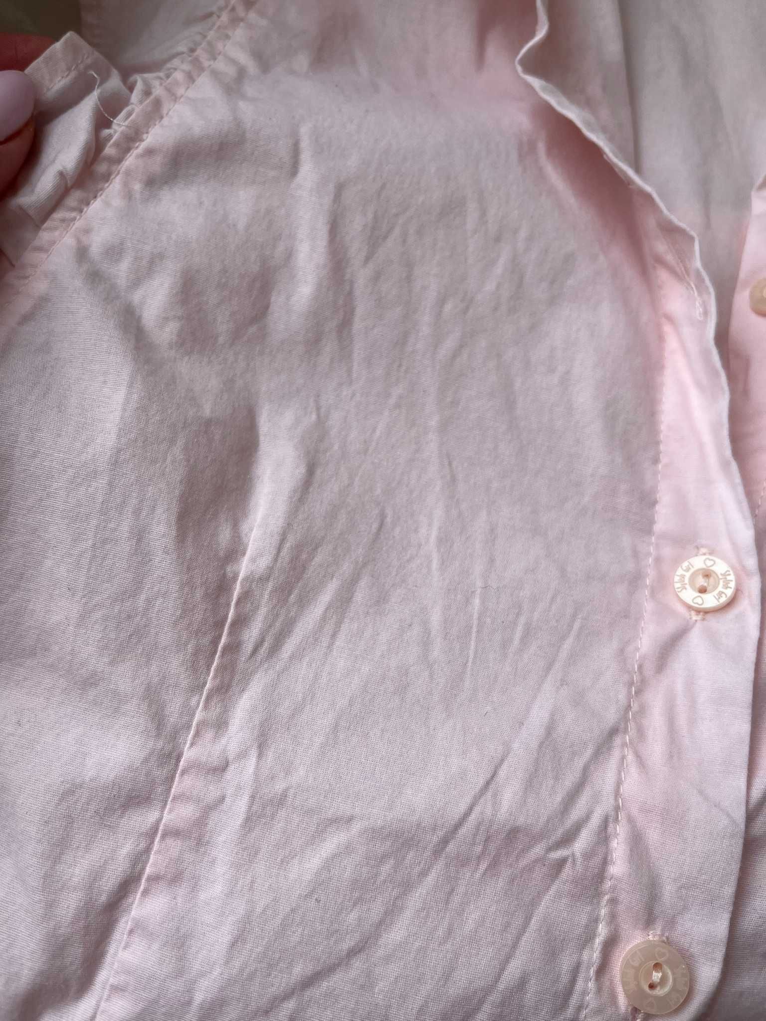 Розовая блузка без рукавов для девочки piazza italia 9-10 лет блуза