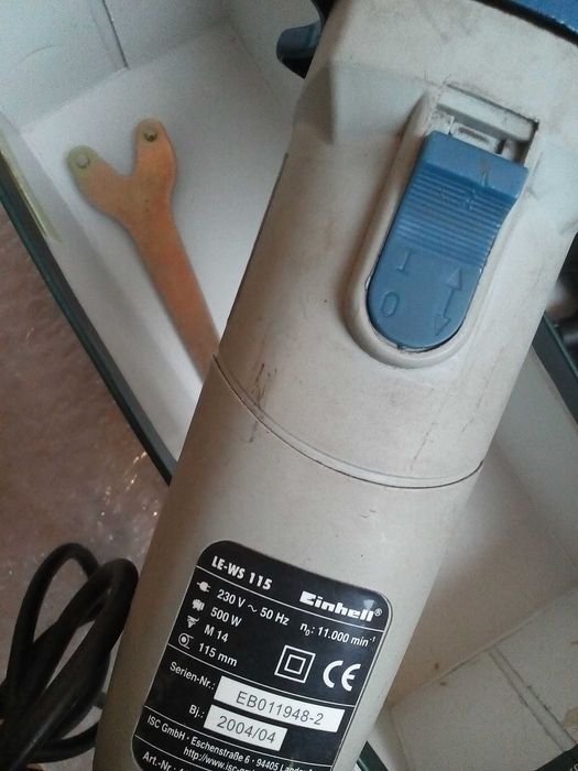 болгарка 11,000 об/мин (УШМ) Einhell LE-WS 115. турбинка. Германия.