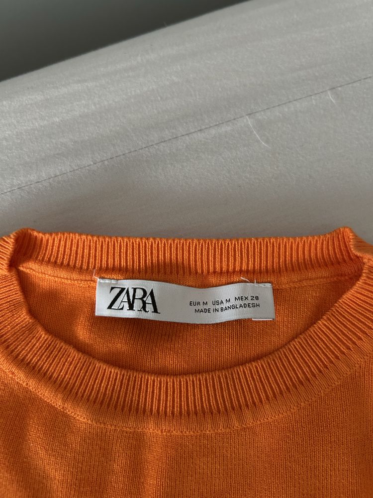 Pomarańczowa kamizelka Zara S