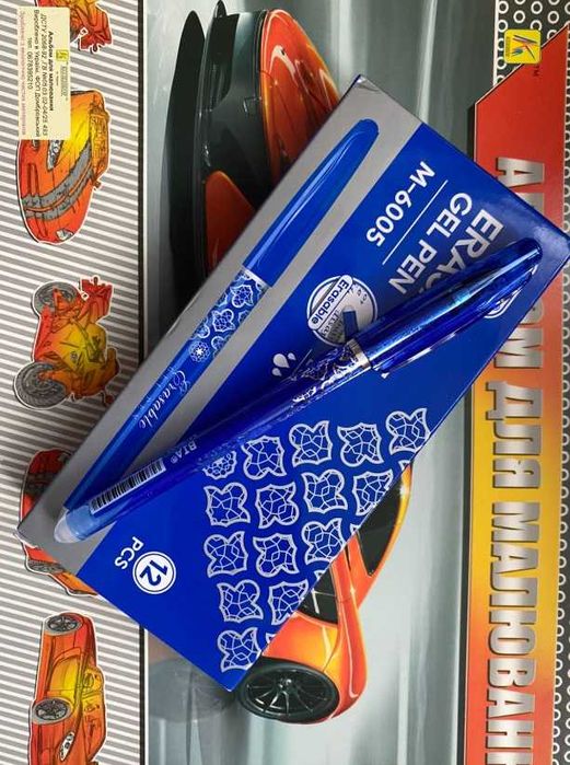 Ручка "С" "пиши-стирай" CR-707F - Цвета разные.