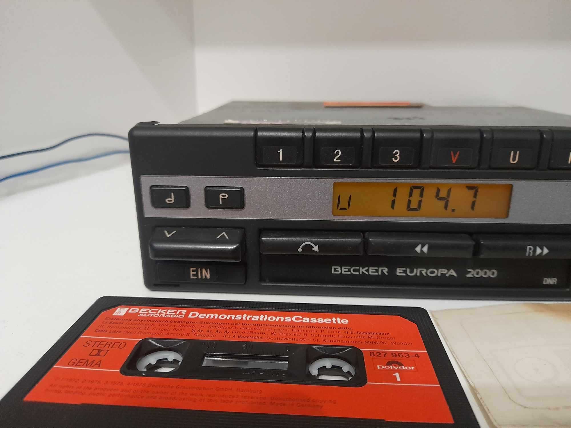 Radio Mercedes Becker Europa BE1100 r107 w123 w124 r129 w140 w201