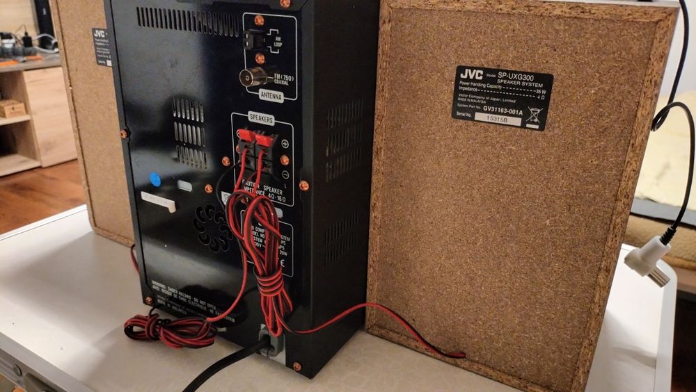 Mocna wieża stereo JVC
