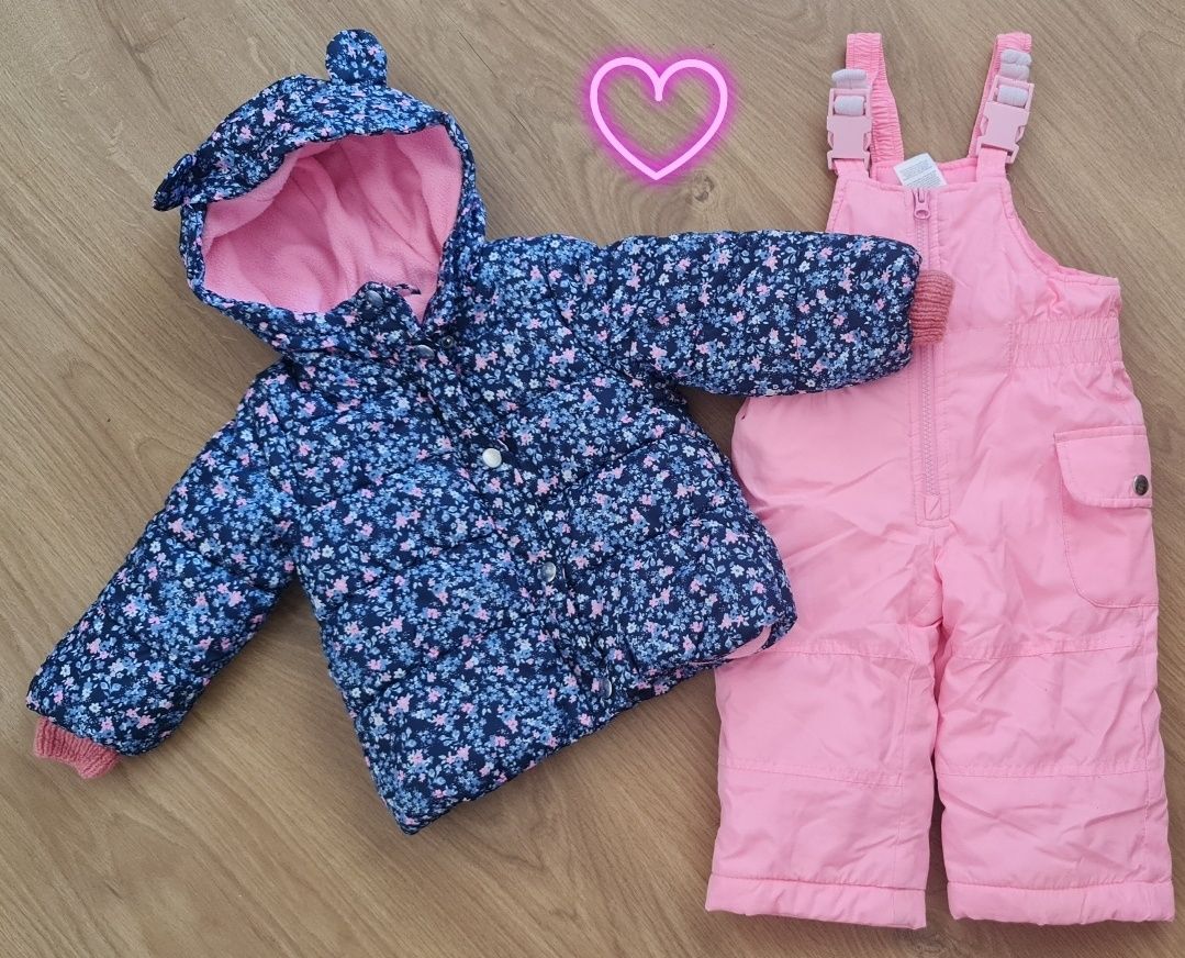 Зимние комбинезоны carters с курткой от 1 до 2 лет