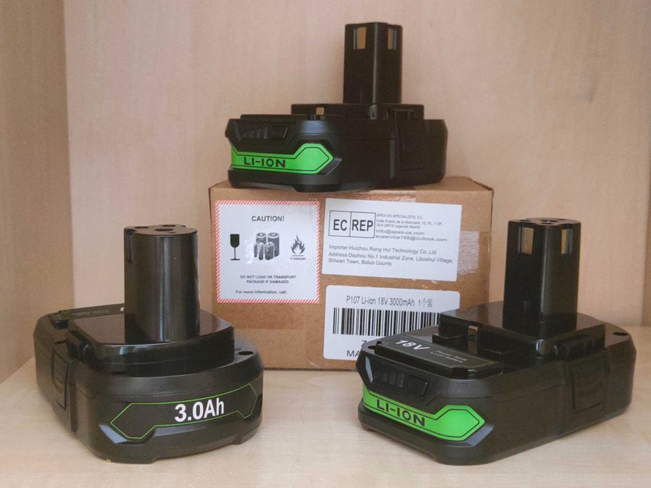 Nowy akumulator bateria do RYOBI 18V One+ wersja do wyboru 3.0Ah-6-9Ah