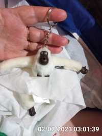 игрушка киплинг белая брелок kipling monkey Бирка имя номер обезьянка