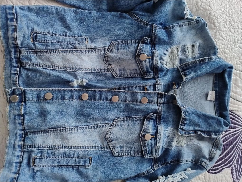 Katana jeansowa XL