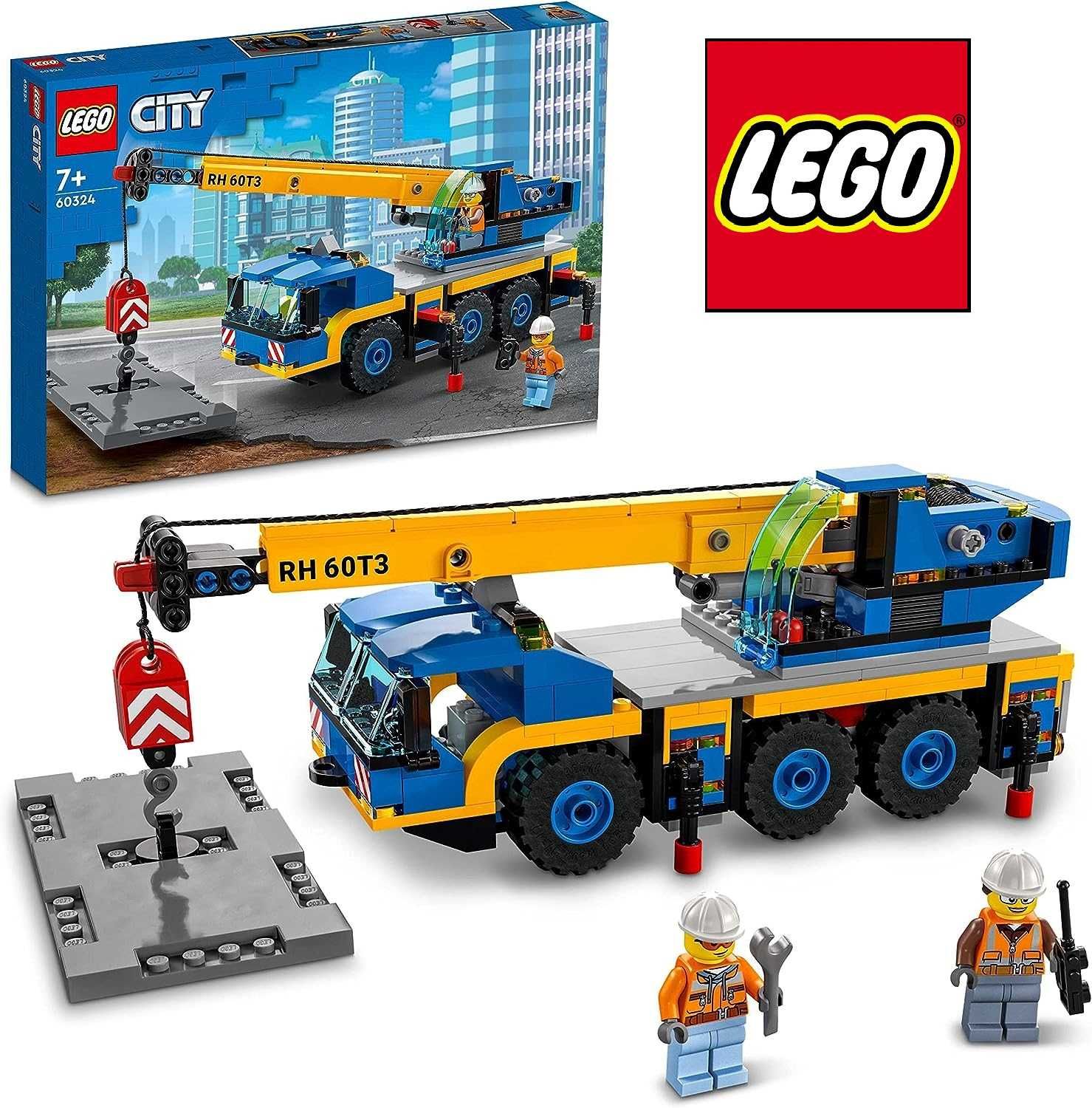 LEGO City 60324 Żuraw samochodowy / dźwig/ budowa/ NOWY