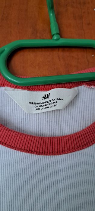 Krótka bluzka H&M 158/164 stan idealny
