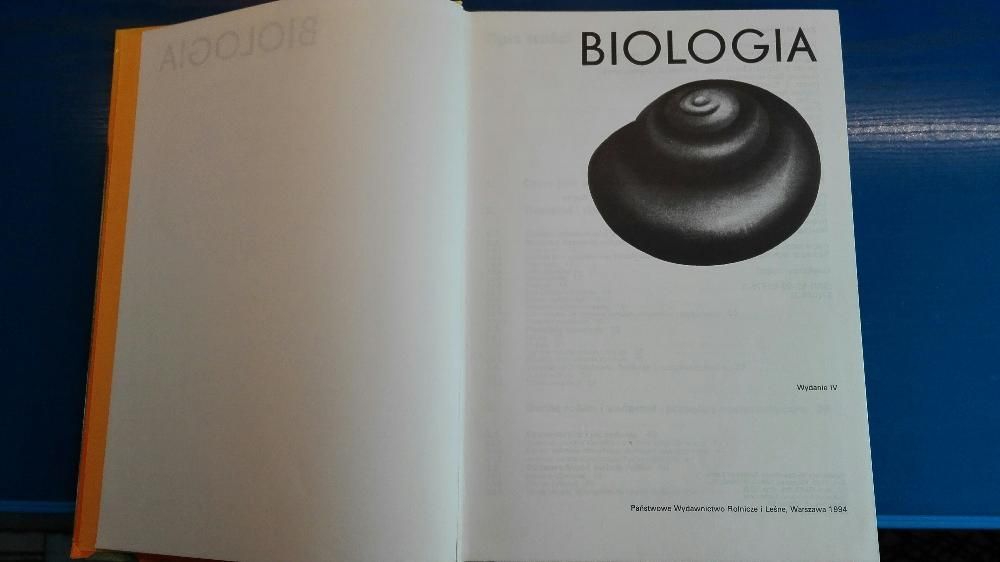 Biologia z 1994roku wydanie IV