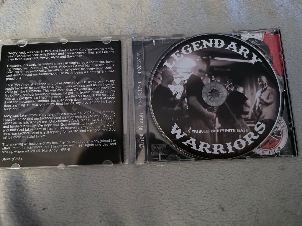 Legendary Warriors - A Tribute To Definite Hate skinheads skinhead cd