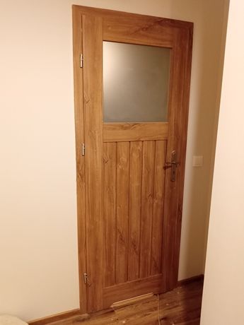 Skrzydło drzwiowe,drzwi lewe 70 z ościeżnica regulowana
