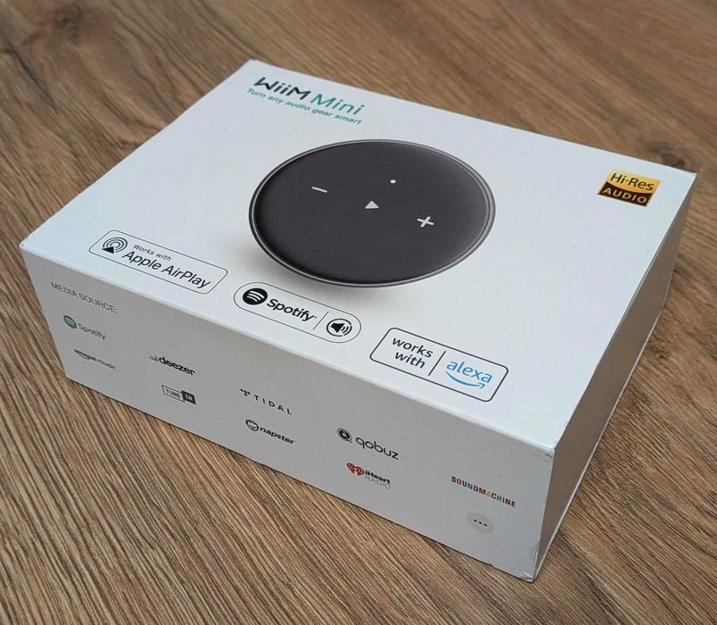 Odtwarzacz sieciowy (Streamer audio) WiiM Mini, Spotify, TIDAL