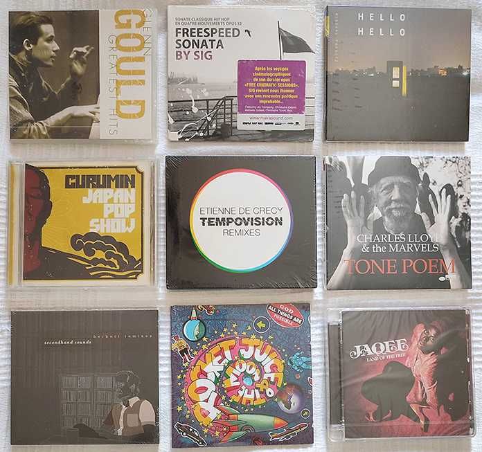 CDs e DVDs variados, NOVOS selados