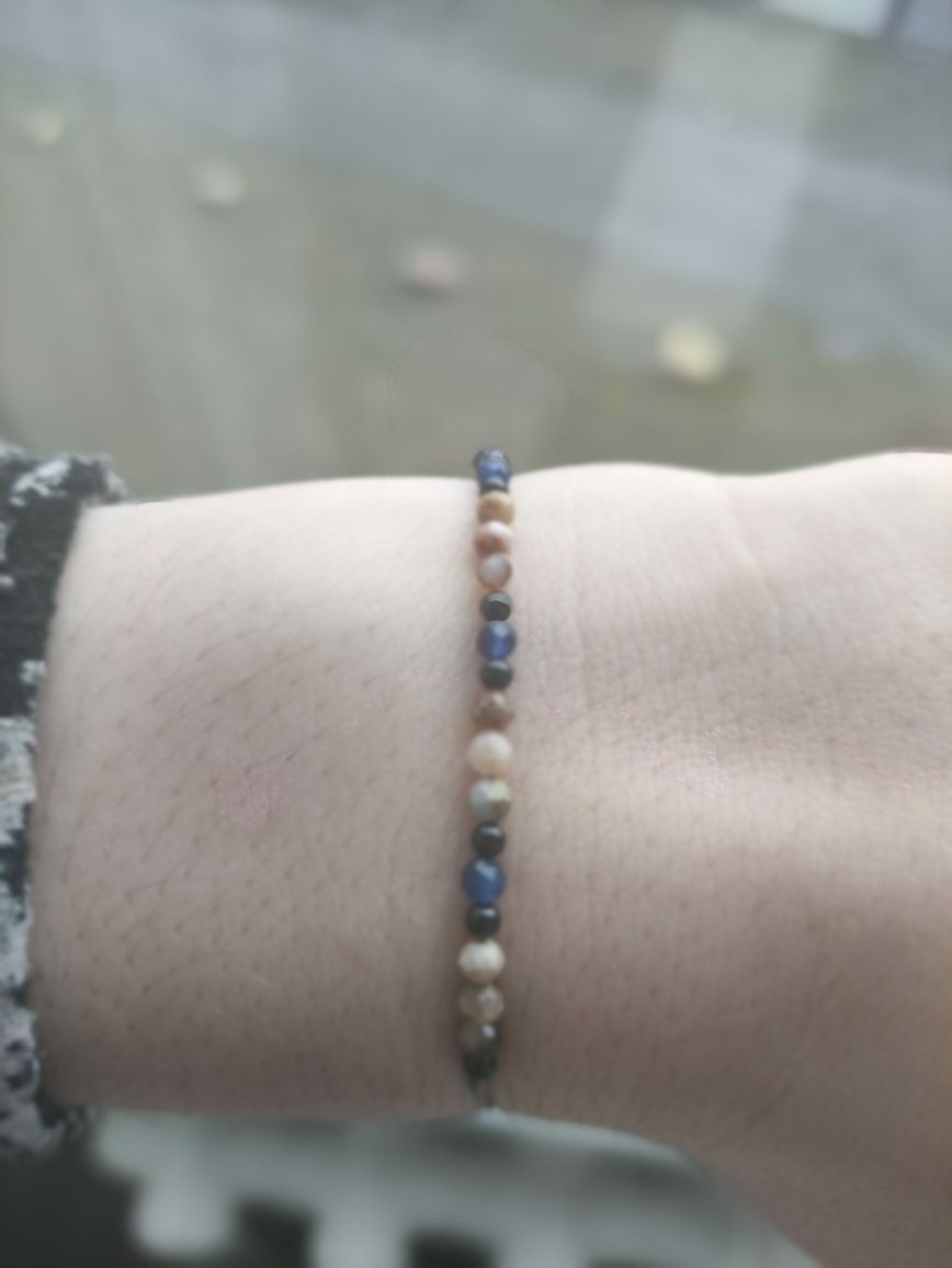 Bransoletka hamdmade z kamieni naturalnych