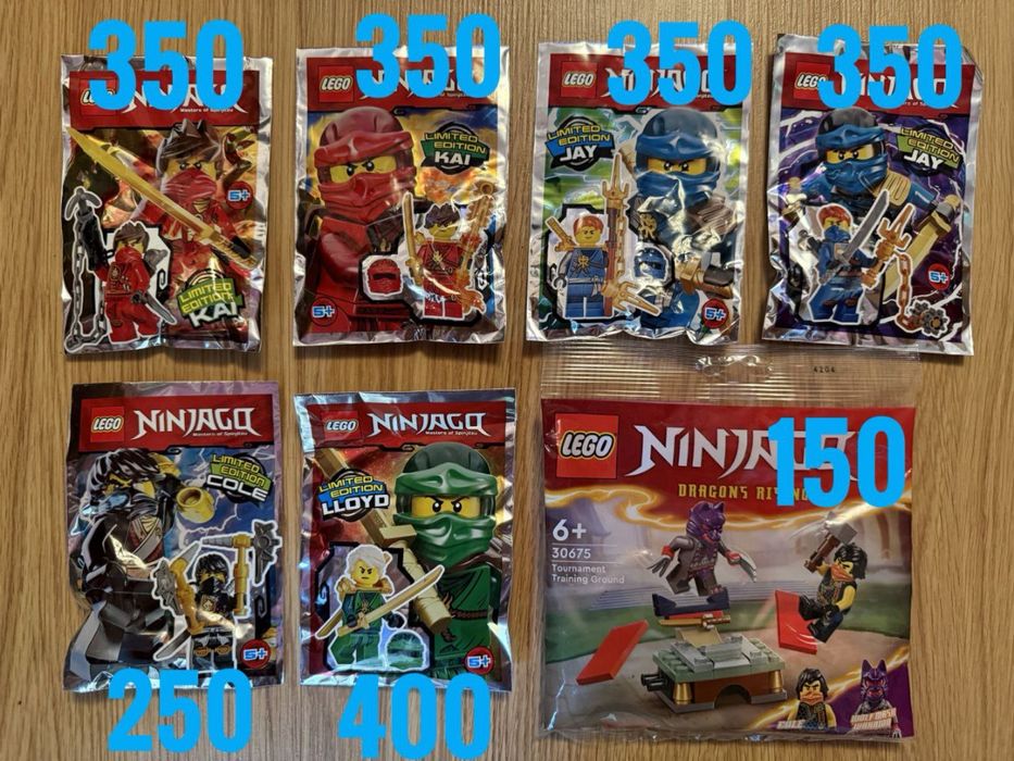 Lego ninjago kai, jay cole, lloyd, star wars