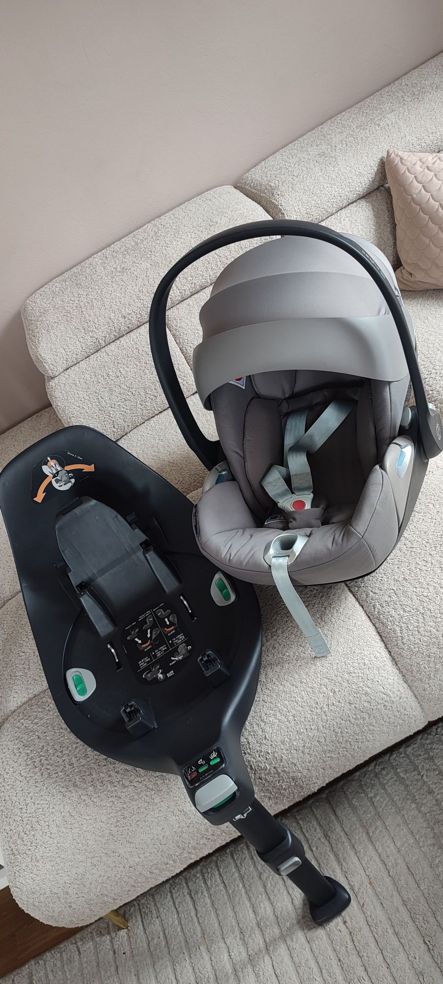 Cybex priam 2.0 rose gold  mountain blue