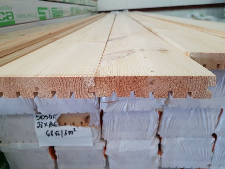 Deska podłogowa sosna 28x145mm   A/B