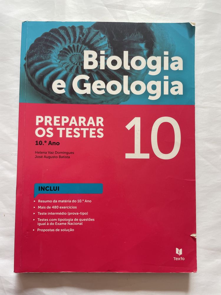 Biologia e geologia - preparar para os testes 10 ano