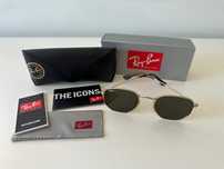 RayBan Original RB3548N Hexagonal Arista Gold Green G15 51-21 Novos