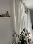 Ikea białe zasłony 2sztuki, długość 300 cm
