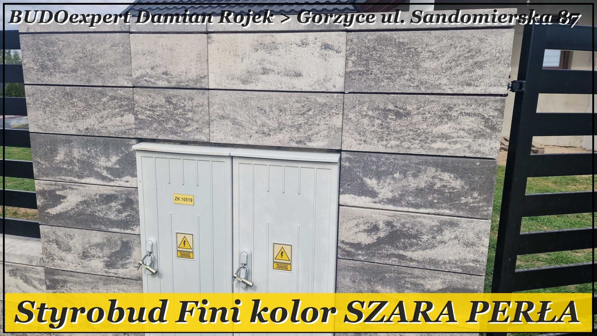 Nowoczesne ogrodzenie modułowe STYROBUD FINI nowy kolor SZARA PERŁA