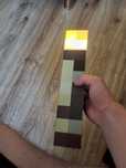 Minecraft lampka w kształcie pochodni