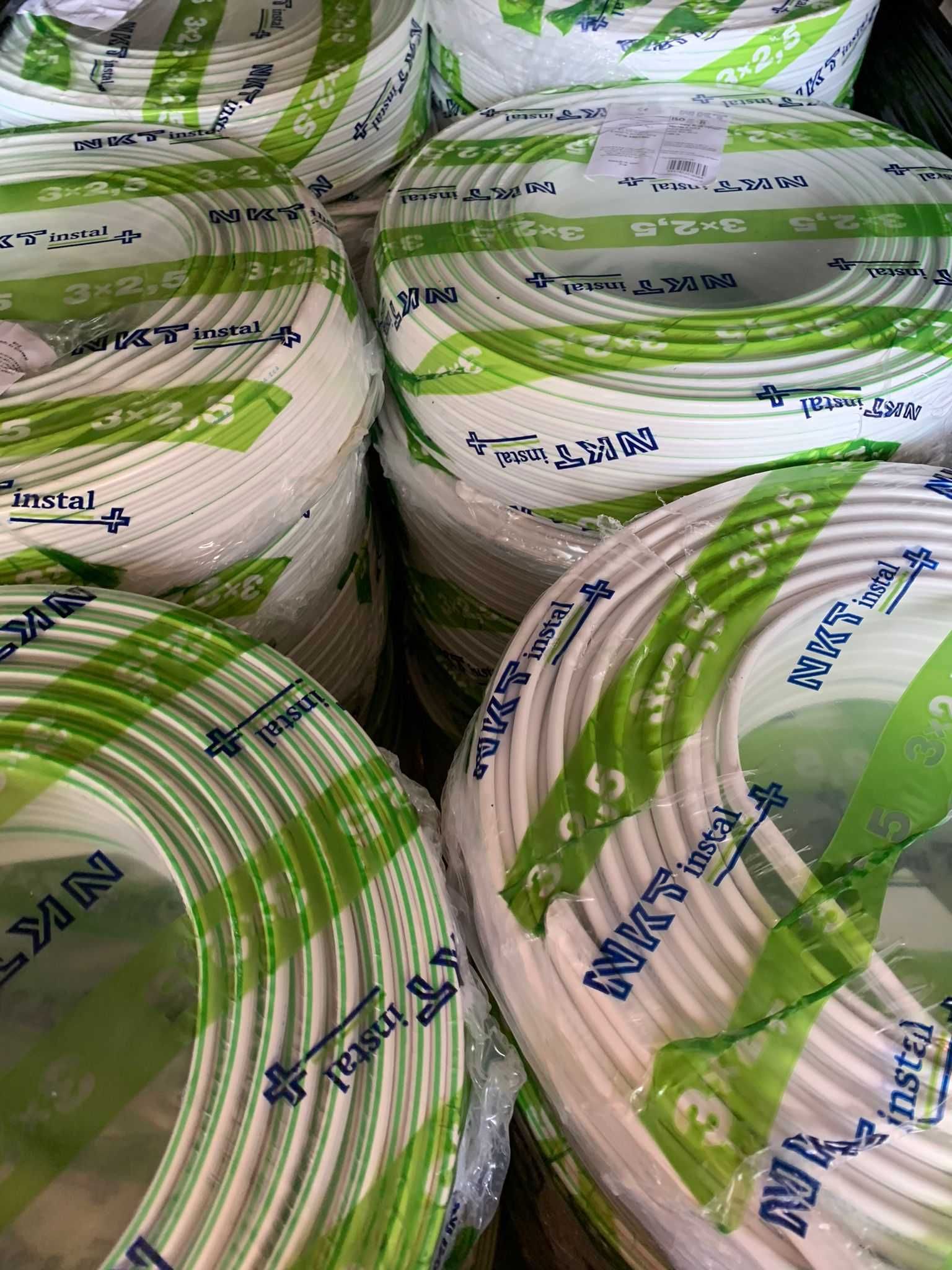 Przewód NKT 3x2,5 /3x1,5 YDYp 4x1,5 5x1,5 5x2,5 Kabel 5x4 5x6 YKY