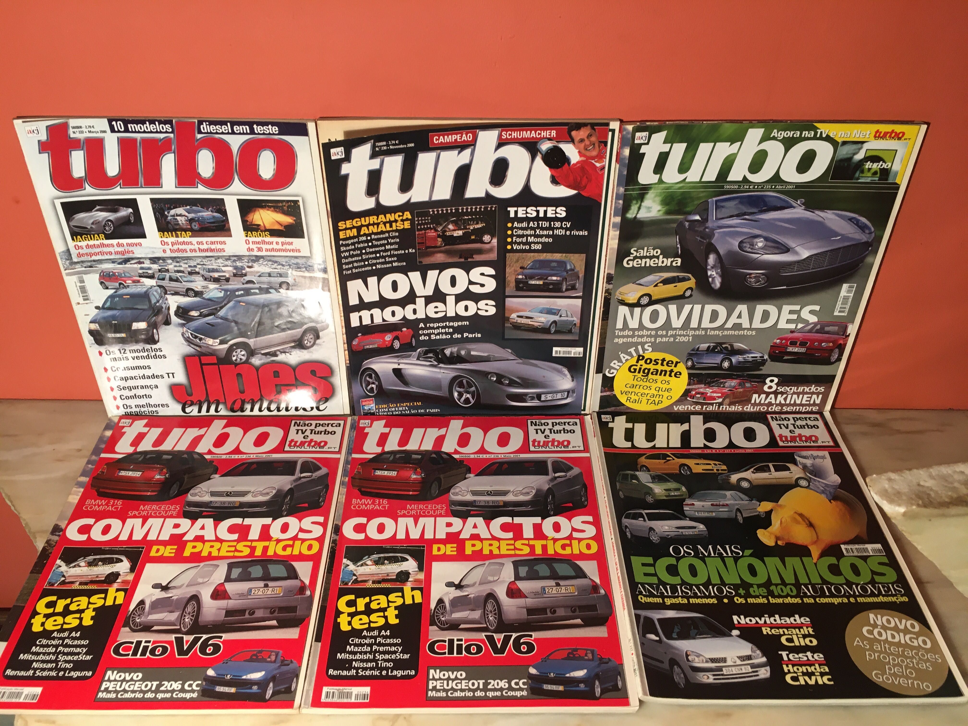 40 TURBO - revistas de 1982 a 2007 em bom estado