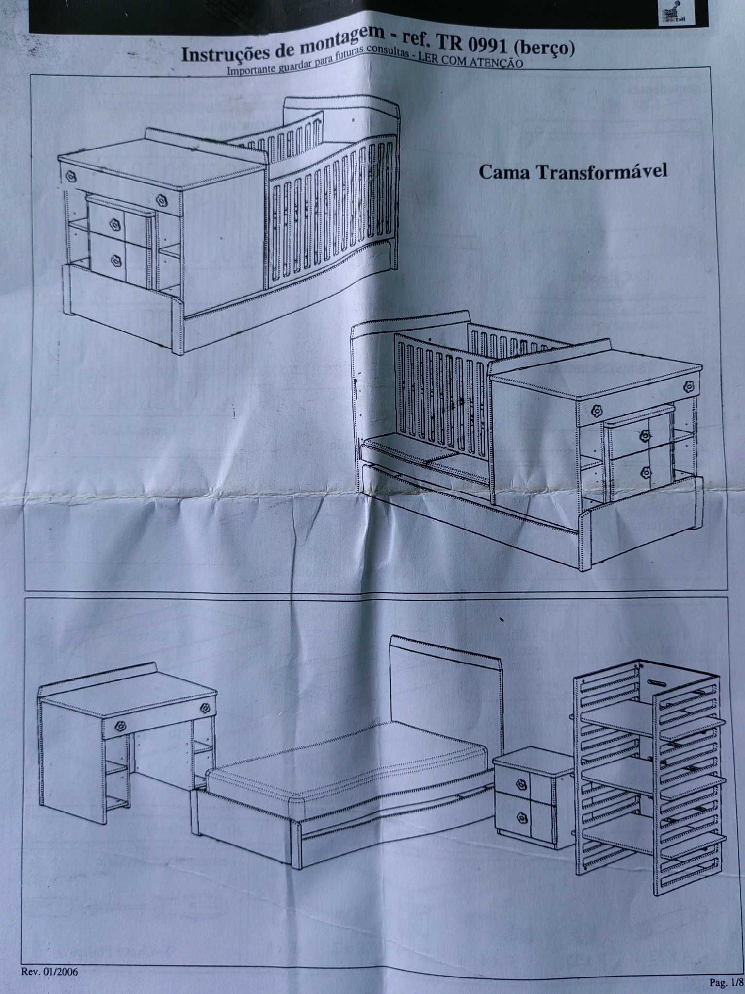 Mobília quarto criança cama transformável