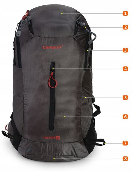 Plecak Trekkingowy Campus Polaris 37l Oddychający