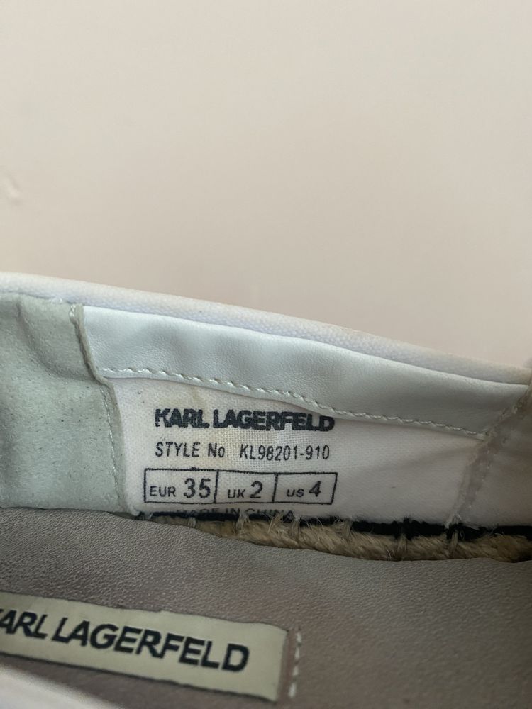 Karl lagerfeld еспадрильї