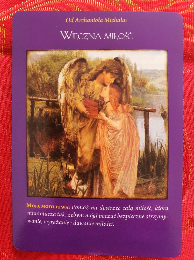 Karty Doreen Virtue Archanioła Michała Oryginaln duże Wyrocznia Oracle