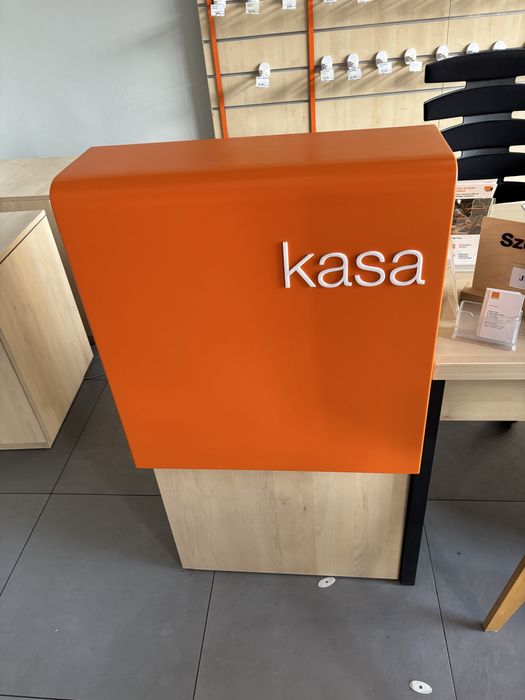 Dostawka kasowa z logo