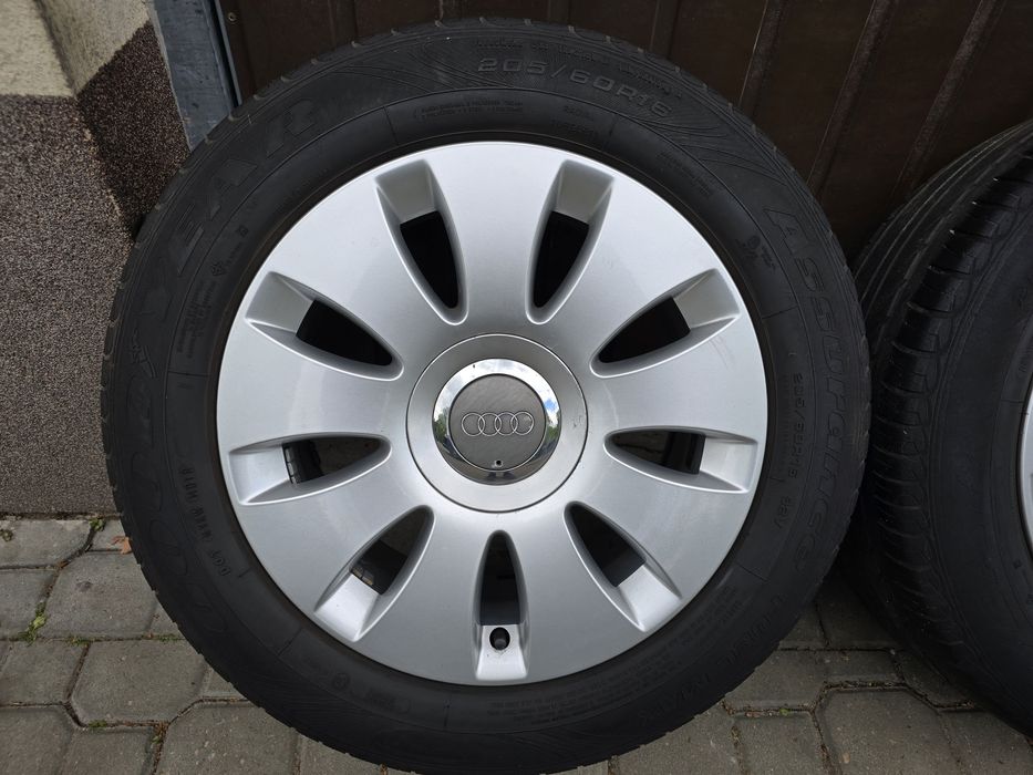 Felgi z oponami 205/60R16 Audi A6 C6 5x112 A4 B7 B6 A3 TT VW Passat