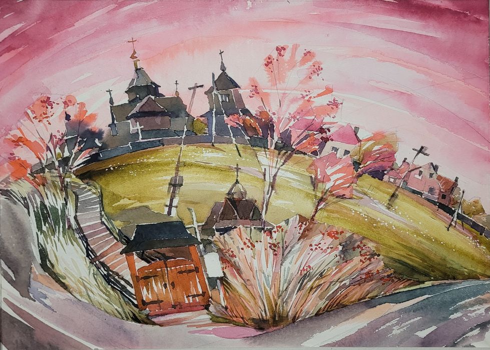 Авторські акварельні краєвиди