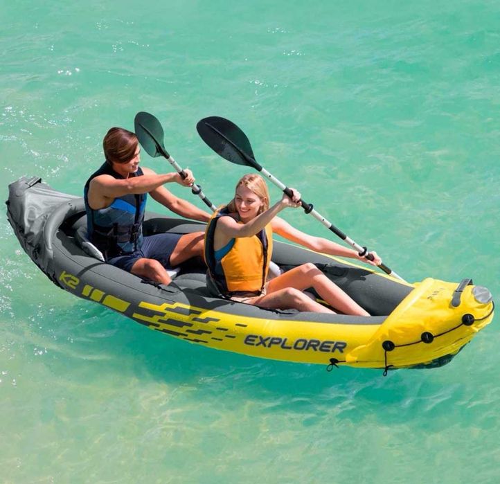 Kayak caiaque explorer k2 intex 2pax 180kg