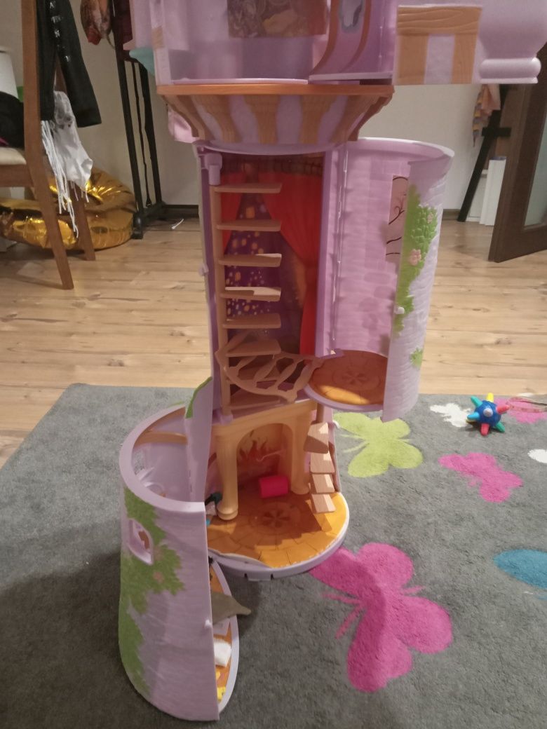 Wieża zamek domek dla lalki roszpunki