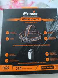 Latarka czołowa Fenix HM65R + Fenix E-lite